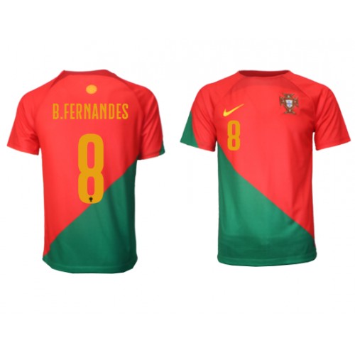 Portugal Bruno Fernandes #8 Domaci Dres SP 2022 Kratak Rukavima